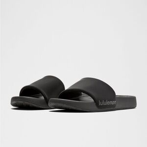 lululemon athletica Black Slide Sandals NWT size 8 womens